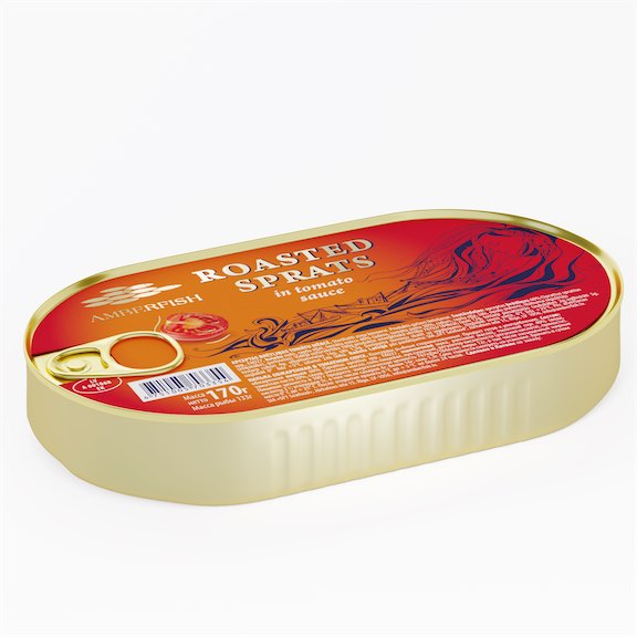 Roasted sprats in tomato sauce (170 g)