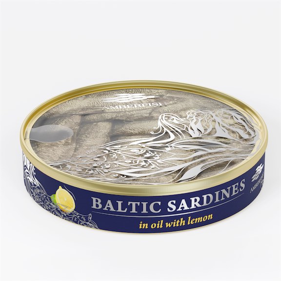 Sprats in oil CP with lemon (120 g)
