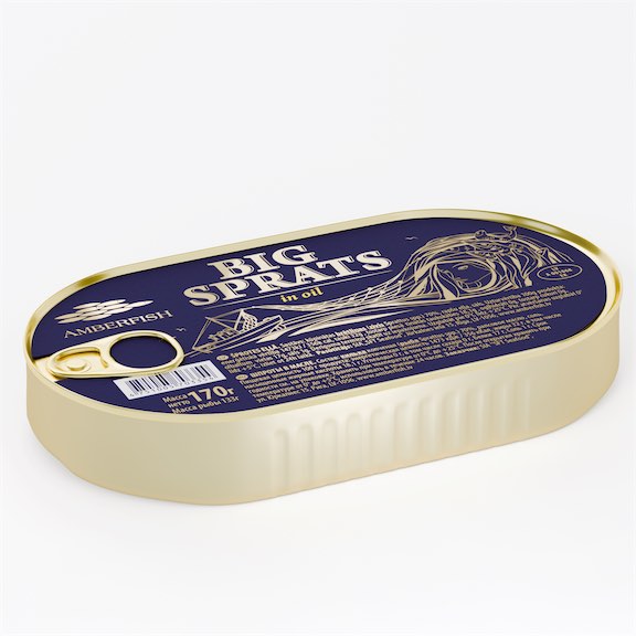 Big sprats in oil Hanza (170 g)