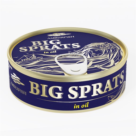 Big sprats in oil EO (240 g)