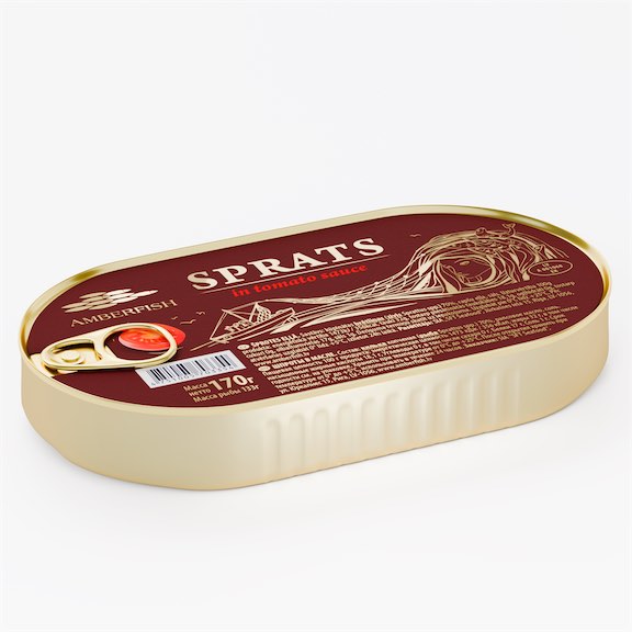Sprats in tomato sauce Hanza (170 g)